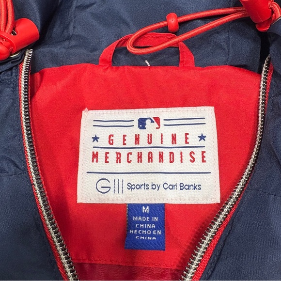 MLB St Louis Cardinals Carl Banks G-III Full Zip Up Windbreaker Jacket Womens M - Picture 3 of 10